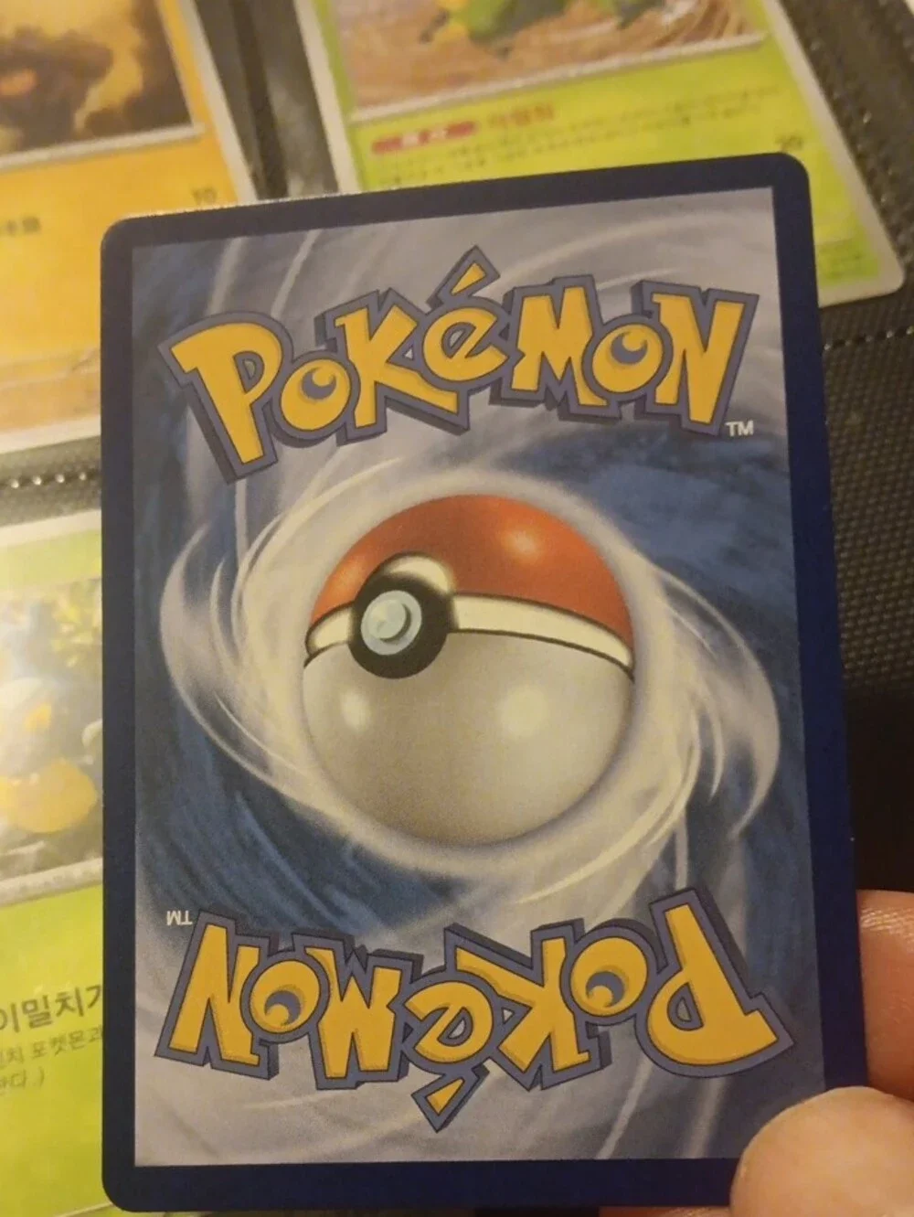 Pokemon Brown and Green Bidoof Korean Trading Card